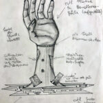 Greifbare Verschmelzung Skizze