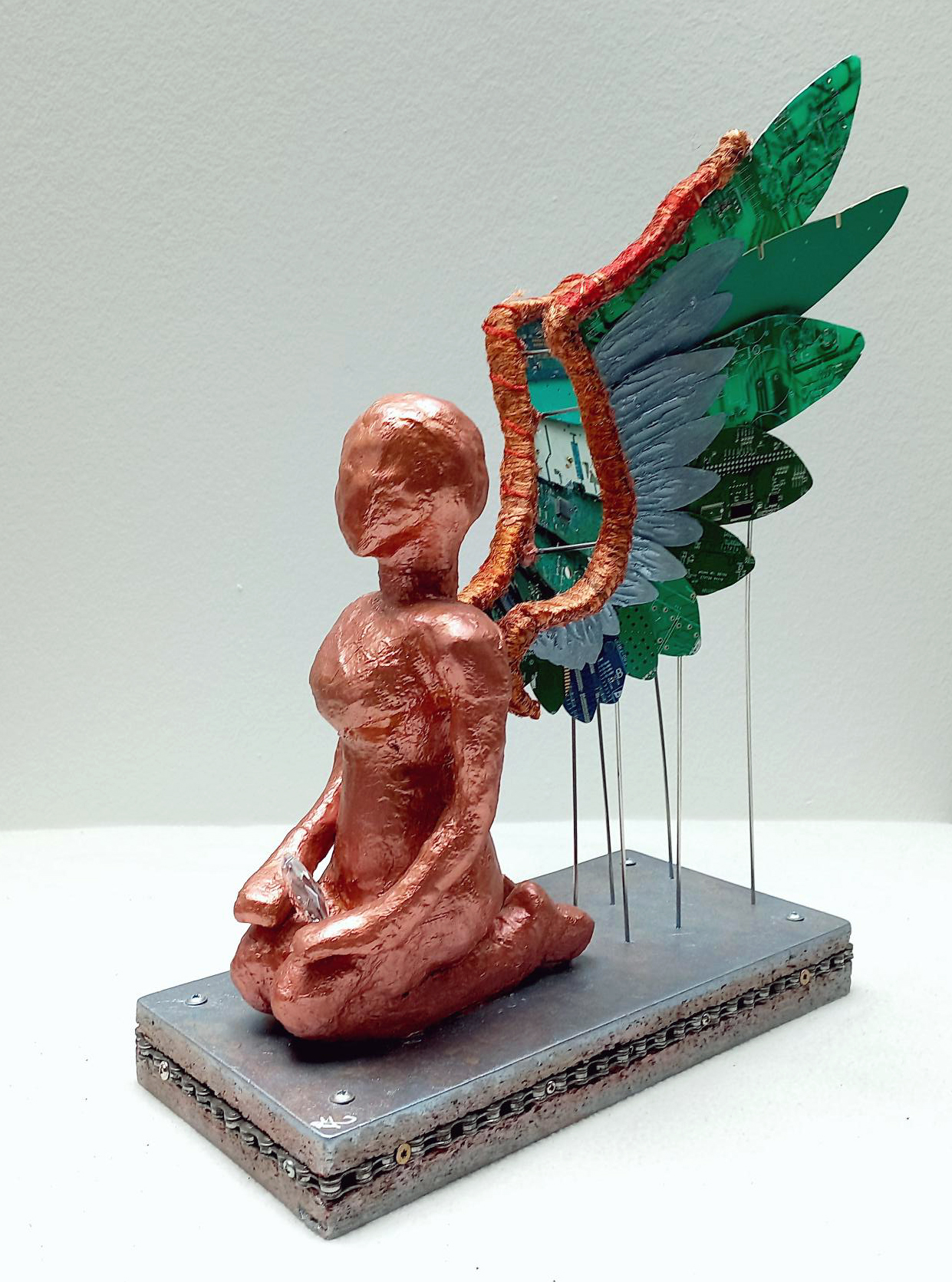 crazy mishka - kunstwerke - Kupferengel aus der Zukunft - Upcycling Creativity