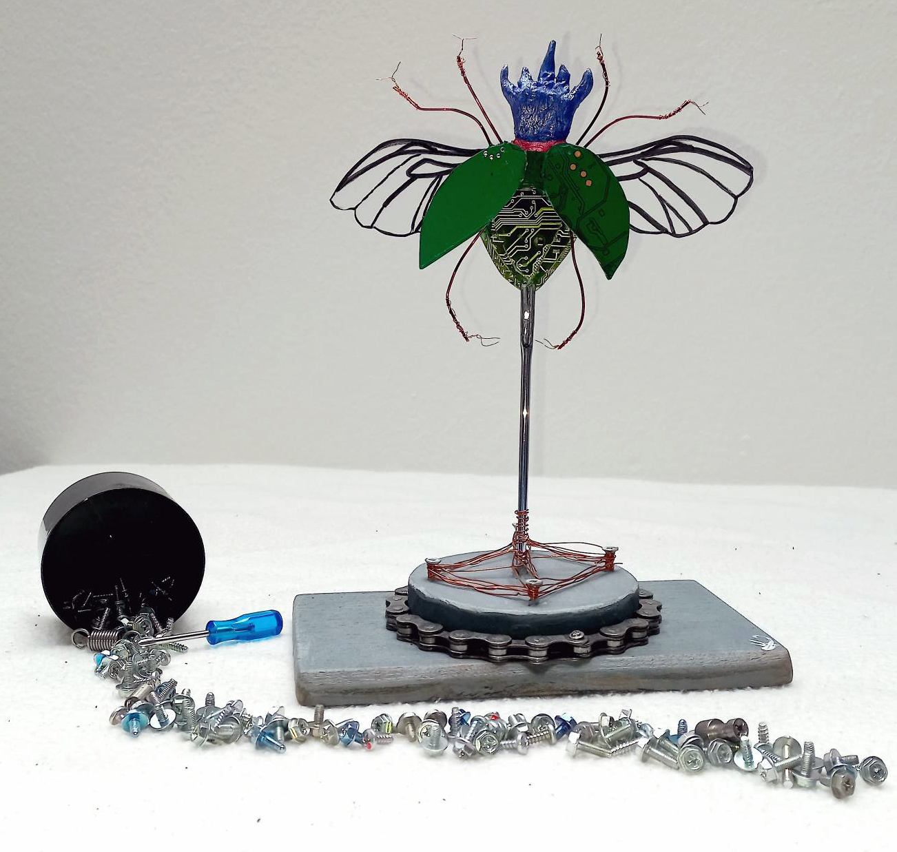 crazy mishka - kunstwerke - Insecta Skarabäus - Upcycling Creativity