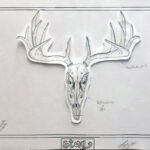 Ausbruch der geschädigten Natur Skizze