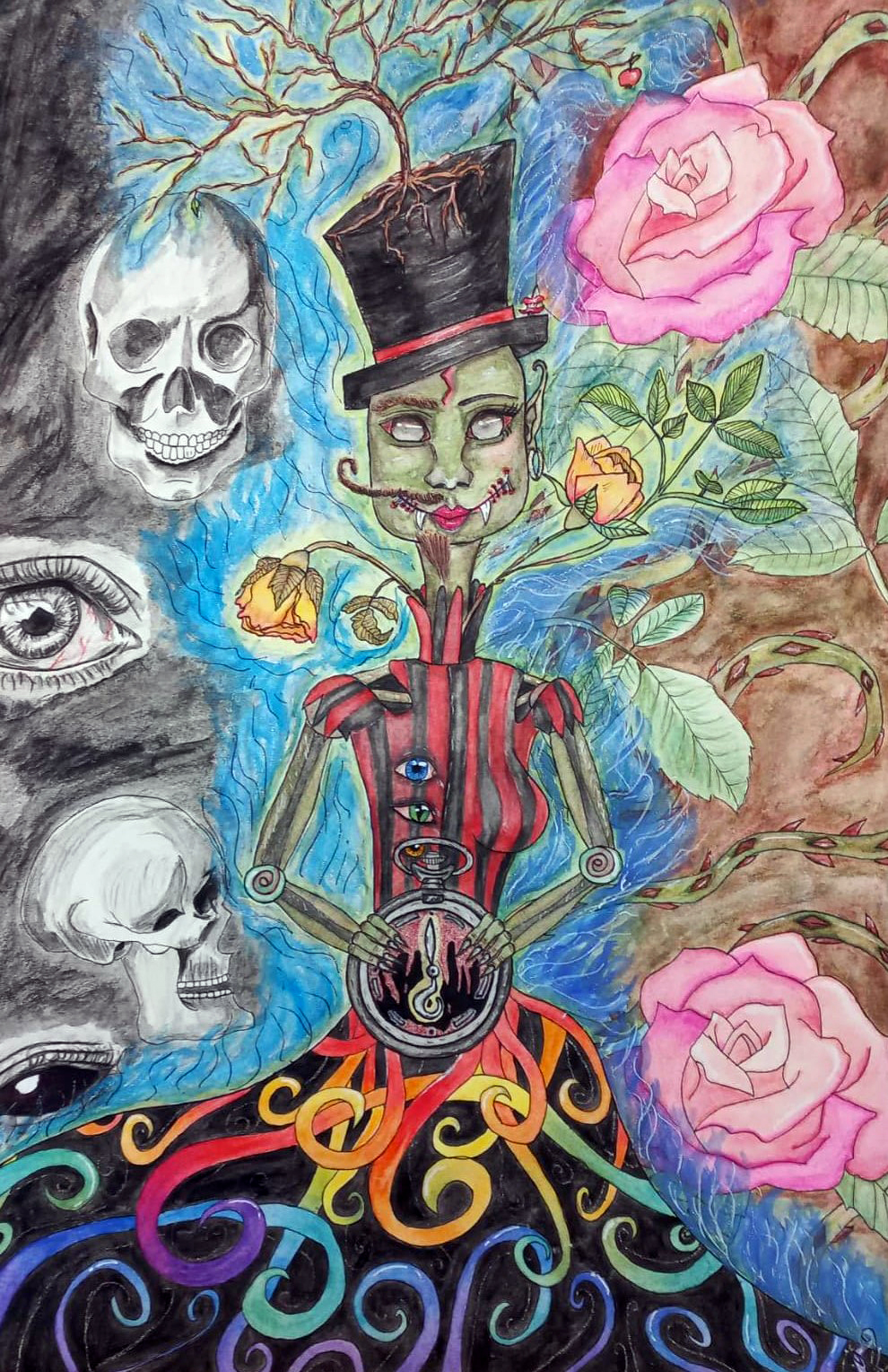 crazy mishka - kunstwerke - Es der Zeit