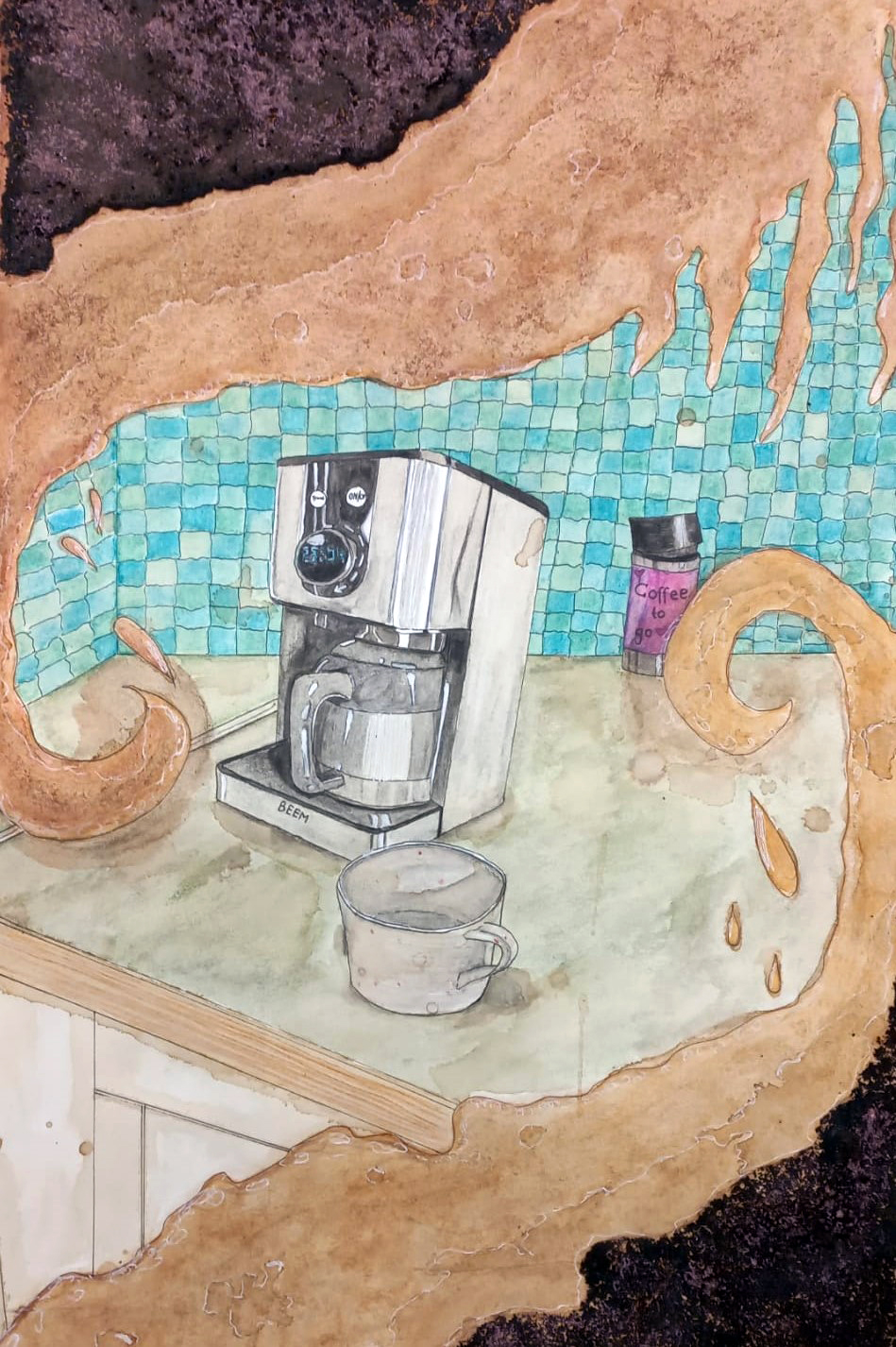 crazy mishka - kunstwerke - Kaffeeliebe