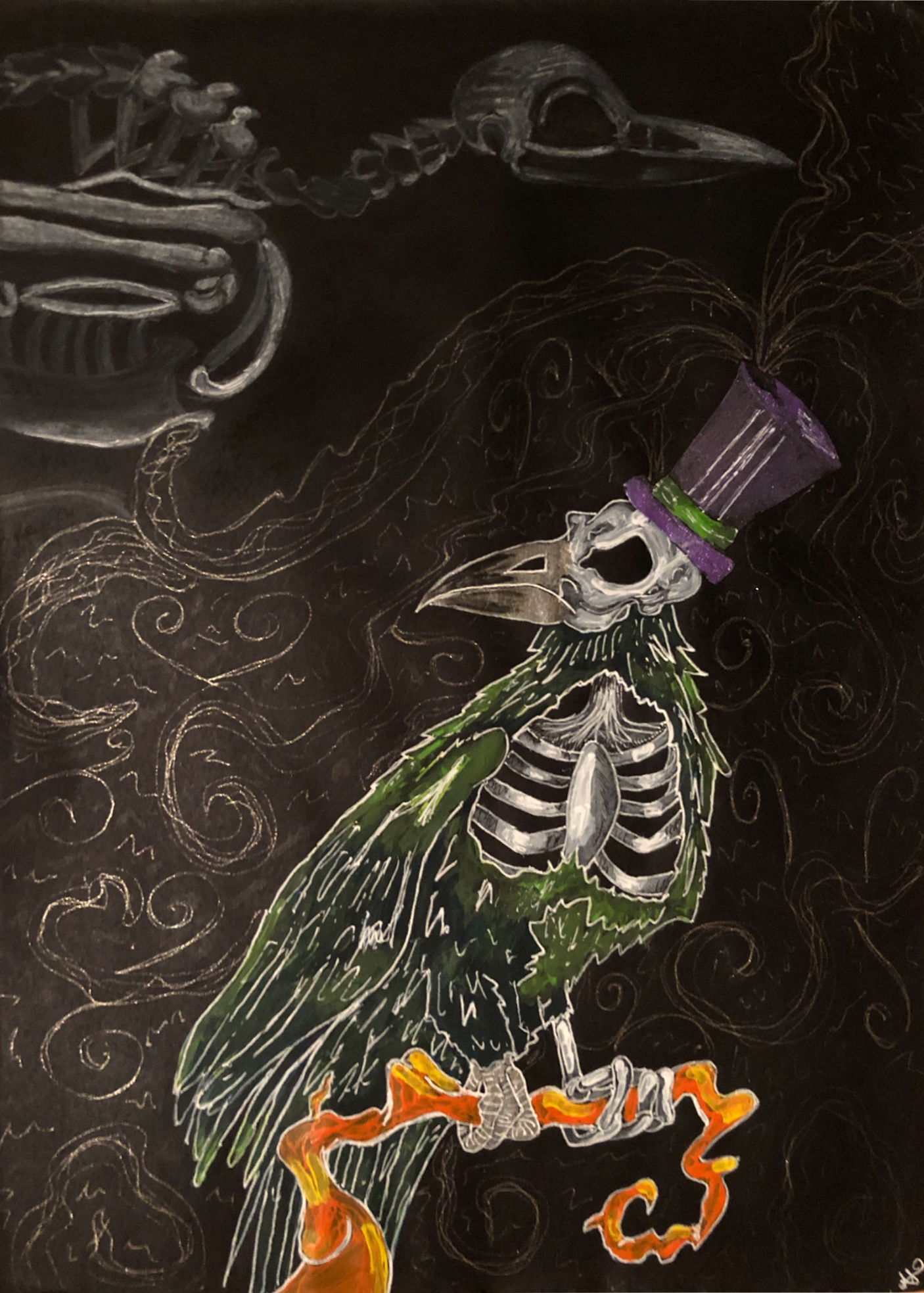 crazy mishka - kunstwerke - Ravens Death