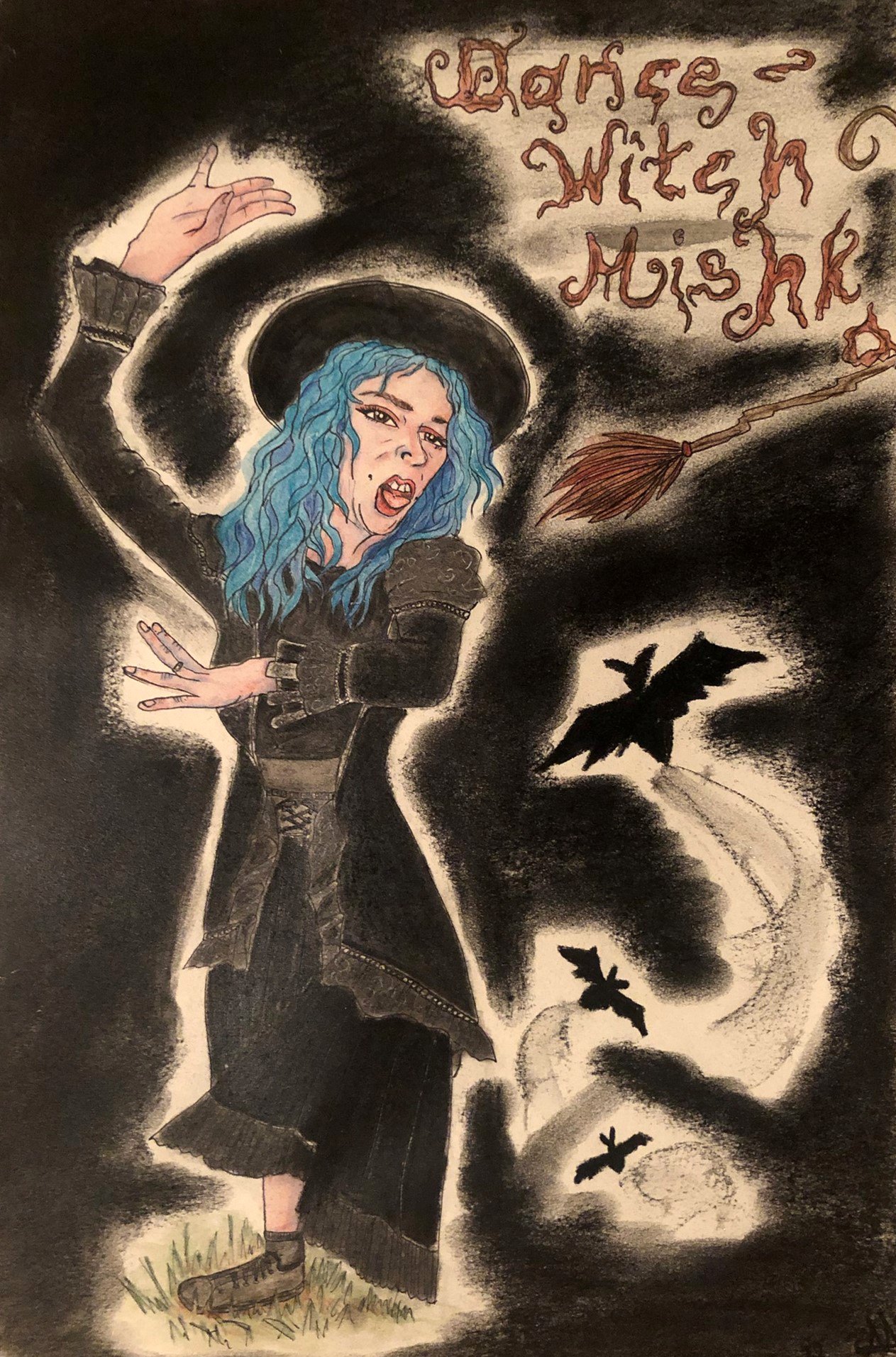 crazy mishka - kunstwerke - Dance Witch Mishka