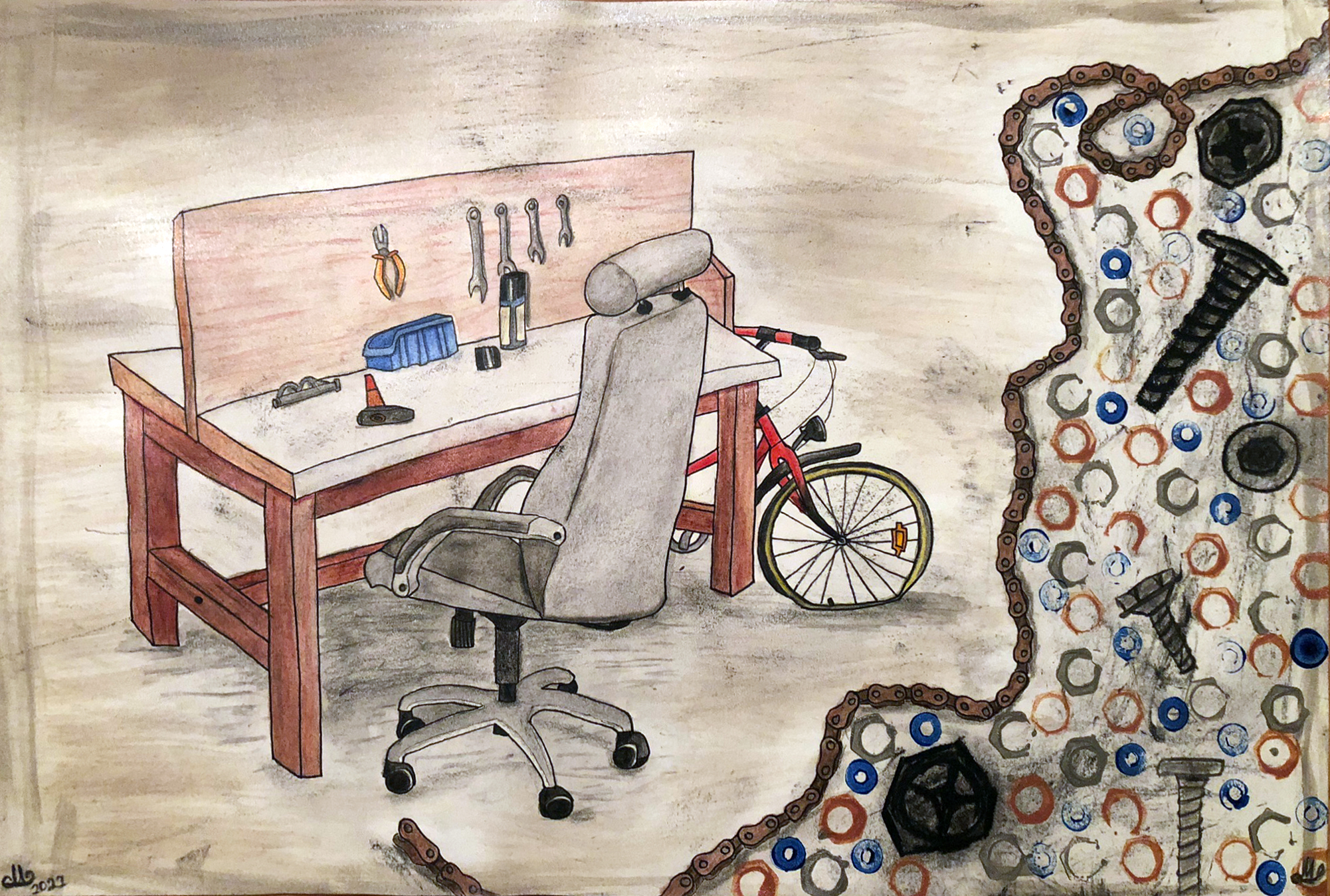 crazy mishka - kunstwerke - Werkstatt