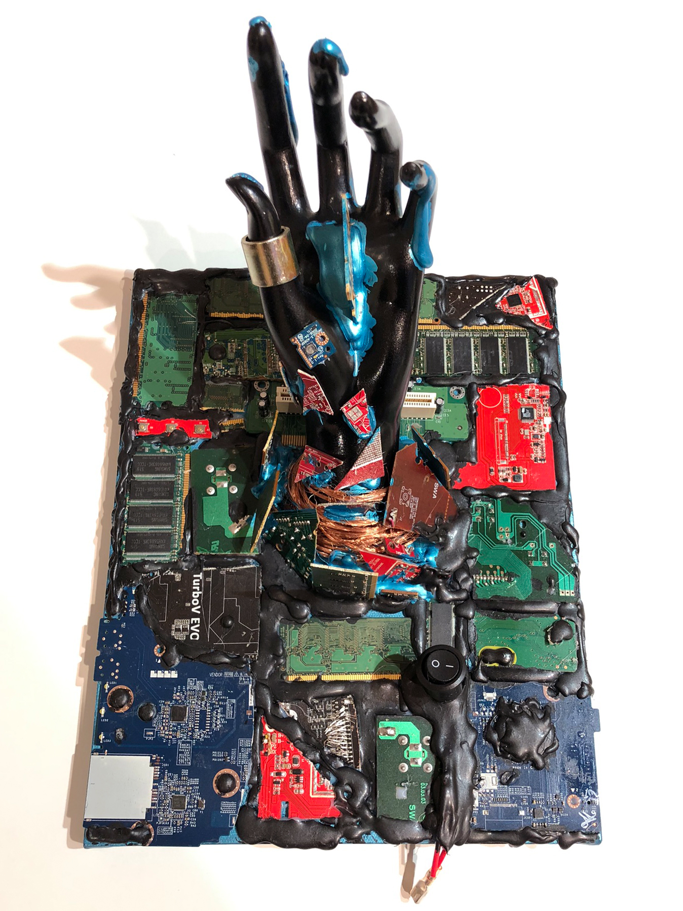 crazy mishka - kunstwerke - Ausbruch der Technik