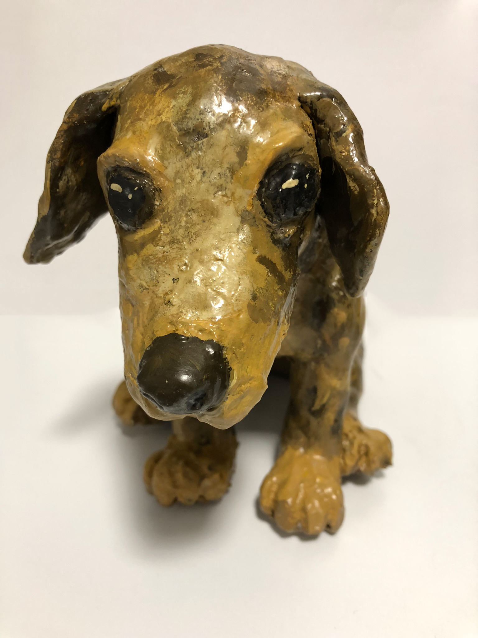 crazy mishka - kunstwerke - Theo the Dachshound